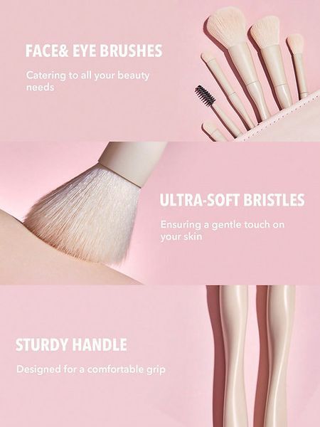 Набір пензликів для макіяжу SHEGLAM Pro Code Brush Kit (6 шт) 4_10_006 фото