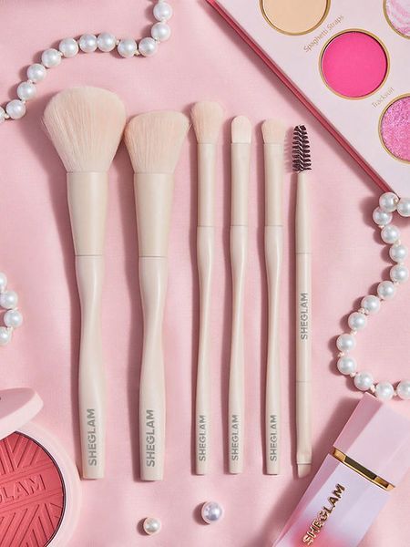 Набір пензликів для макіяжу SHEGLAM Pro Code Brush Kit (6 шт) 4_10_006 фото