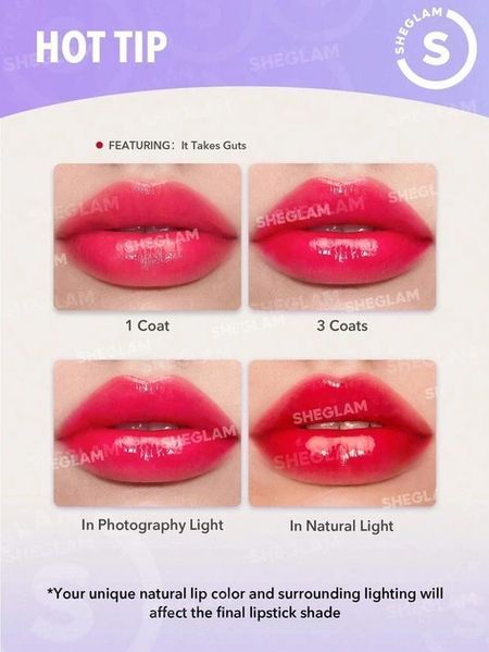 Помада для губ SHEGLAM Mirror Kiss High-Shine Lipstick (Own Your Shine) 4_01_007 фото