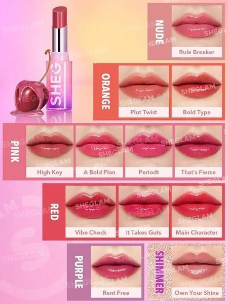 Помада для губ SHEGLAM Mirror Kiss High-Shine Lipstick (Own Your Shine) 4_01_007 фото