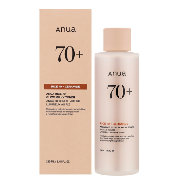 Живильний тонер на основі рисової води для сяяння шкіри ANUA RICE 70 GLOW MILKY TONER 40ML 2_12_007 фото