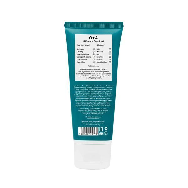 Зволожуючий крем для обличчя Q+A Zinc PCA Daily Moisturiser 75ml 2_05_004 фото