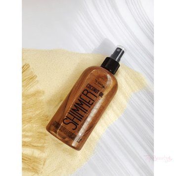 Кокосова олія для засмаги з шиммером Top Beauty Coconut Oil Shimmer Gold 200 мл 3_09_005 фото
