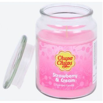 Свічка Chupa Chups велика Strawberry&Cream 510g 8_02_002 фото