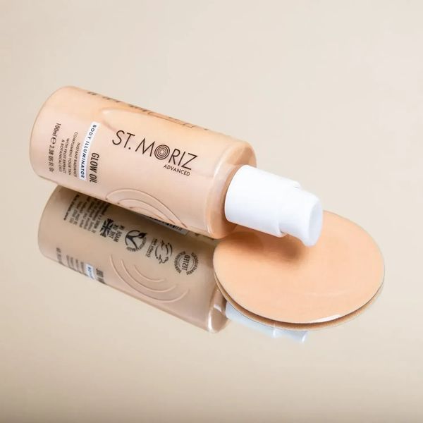 Зволожуюча олія з шимером St.Moriz Advanced Glow Oil Body Illuminator, 100ml 3_09_016 фото