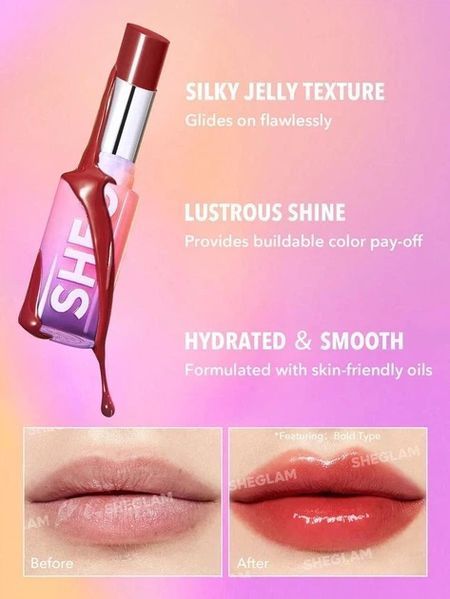 Помада для губ SHEGLAM Mirror Kiss High-Shine Lipstick (A Bold Plan) 4_01_011 фото