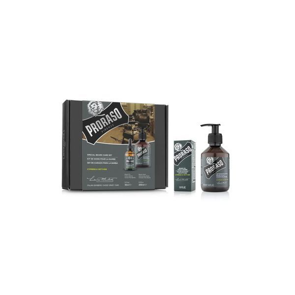 Набір для бороди Proraso Duo Pack Beard Balm + Shampoo Cypress & Vetyver 9_01_025 фото